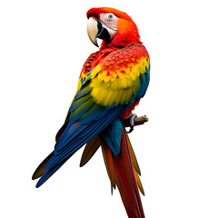 "Vibrant Parrot Photography – Stunning Scarlet Macaw with Colorful Feathers"