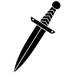 illustration of a dagger knife