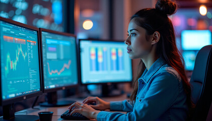 Monitoring Charts and Graphs on Screens