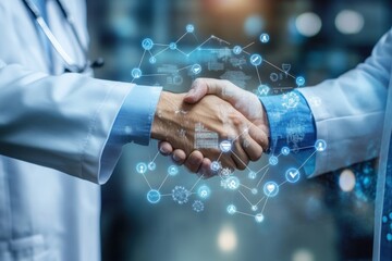 Medical Professionals Collaborating in Digital Environment