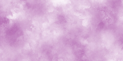 Grunge purple smoke texture with white clouds, watercolor abstract Handmade texture of old grunge, Purple canvas texture background with smoke, purple grunge texture old stained watercolor grunge.