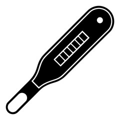 digital thermometer on white