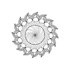 Beautiful Ornamental Mandala Design for Printing