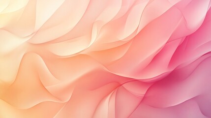 Obraz premium Translucent background with light, gradient shading in soft pinks and peaches, creating a warm, ethereal effect