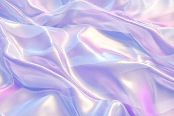 Obraz premium Abstract Iridescent Fabric Texture Background - Soft, Smooth, and Shiny