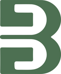 Alphabet Beautiful B Colorful Design