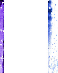 Obraz premium Blue painting frame watercolor grunge artistic background