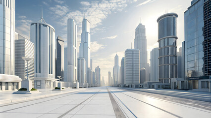 modern city skyline