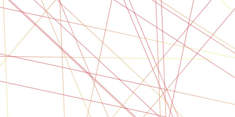 Abstract geometric yellow and pink compination luxury colour line pattern on white background.