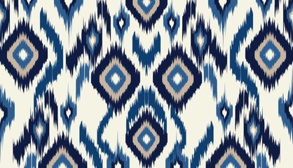 geometric ethnic vintage texture vector art design. textile fashion pattern line ikat seamless pattern and batik fabric texture asian background wallpaper geometry indian. Ethnic abstract ikat art .