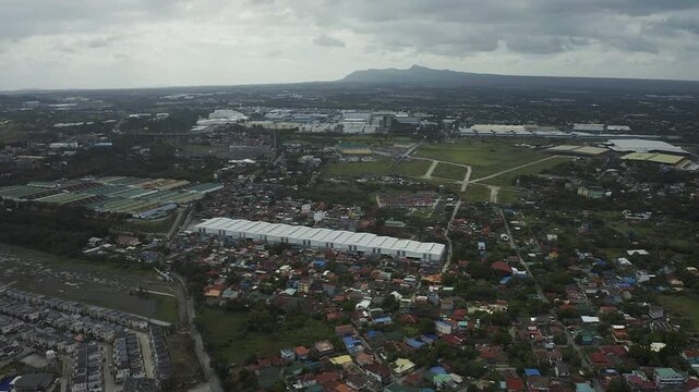 4K Drone Aerial of Philippines Calamba City