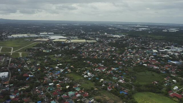 4K Drone Aerial of Philippines Calamba City