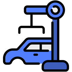 automotive filled line icon