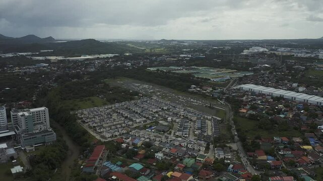 4K Drone Aerial of Philippines Calamba City