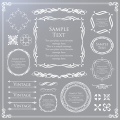 クリスマスのフレーム素材