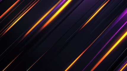 Abstract Neon Lines Background