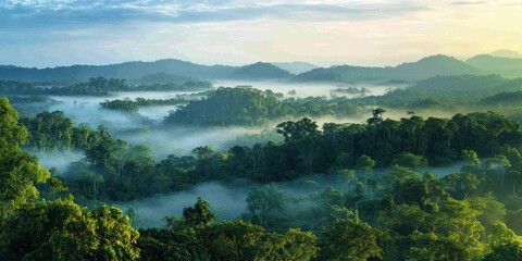 Obraz premium The Amazon rainforest scenery natural nature.