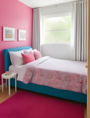 Fototapeta premium color full bed room