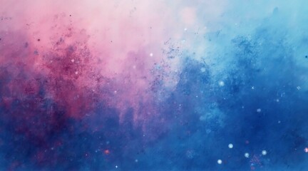 Cobalt Blue Mauve Paint Splatters Texture Effect With Swirling Pastel Pink, Blue, And Purple Hues And White Dots