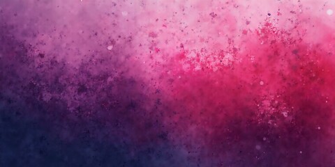 Plum Purple Hot Pink Paint Splatters Texture Effect With A Gradient Of Pink To Purple And Scattered Black Specks Resembling A Cosmic Nebula