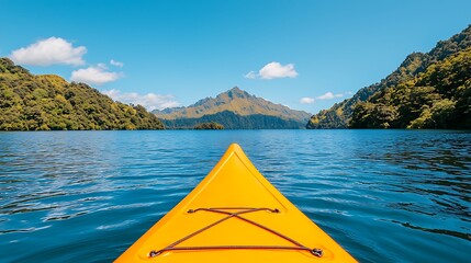 Kayaking through serene waters experience nature's beauty in your next adventure
