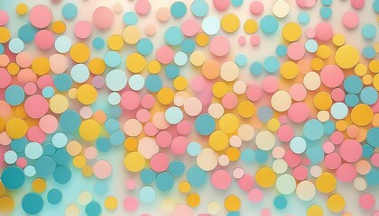 カラフルで柔らかいドット
colorful and soft dots