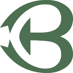 Alphabet Beautiful B Colorful Design