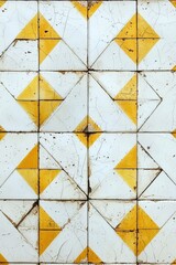 White & yellow tiles