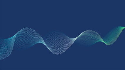 dynamic natural waves Blue to green tones