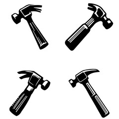 hammer Silhouette, hammer vector, hammer icon