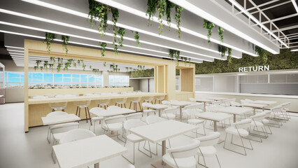 office restaurant interior