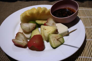 rujak salad tradisional indonesia