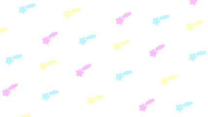 レトロシューティングスターパターン⭐︎PNG