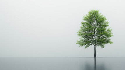 Obraz premium Detailed of tree on white background.