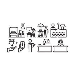 Minimalist Icon Design Collection for Digital Interfaces