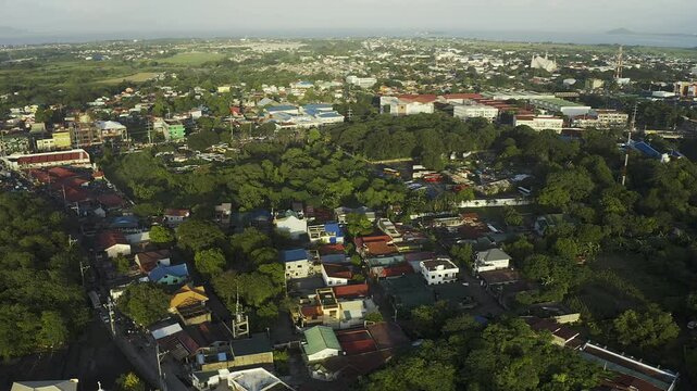 4K Drone Aerial of Philippines Calamba City