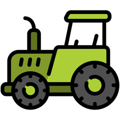 tracktor filled line icon