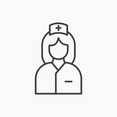 Obraz premium Nurse Icon
