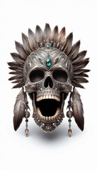 Obraz premium プラチナ 髑髏