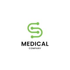  Medical Company Logo Featuring Letter S
