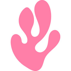 Abstract Seaweed Shape