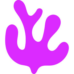 Abstract Seaweed Shape