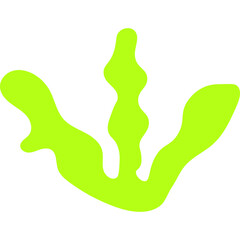 Abstract Seaweed Shape