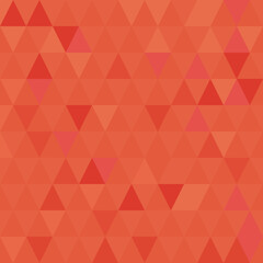 Seamless red vintage triangles textile pattern vector