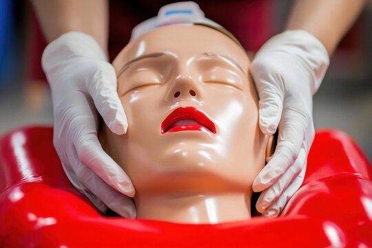 Realistic CPR Training Mannequin for First Aid Practice