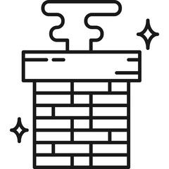 Chimney Line Icon