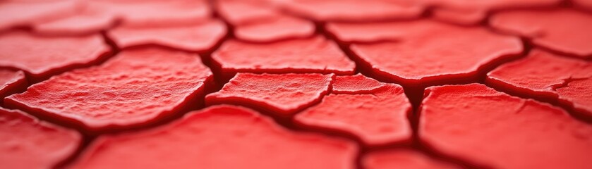 Close-up of irritated, red epidermis with scratchy texture, showcasing skin inflammation, intense medical focus on discomfort