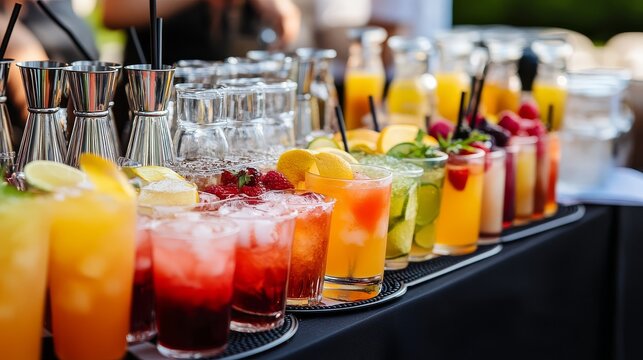 Colorful and Inviting Non-Alcoholic Drink Options for Celebrations