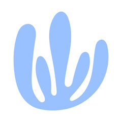 Coral Abstract Shape