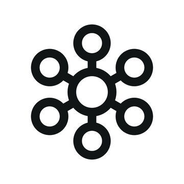 recommend clip art: Connections UI icon, multitasking simple line user interface vector symbol